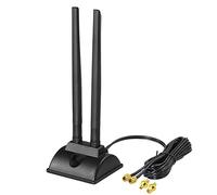 Bingfu Antenna 4G LTE 3G GSM SMA Maschio 6 dBi MIMO Base Magnetica Cavo 2 m | per Router CPE, Modem SIM, Router Wireless a Banda Larga, Gateway Cellulare, Huawei, Archer, Netgear, Nighthawk