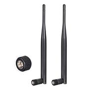 Bingfu Antenna 4G LTE Cellulare 6dBi SMA Antenna Maschio (confezione da 2) Compatibile con 4G LTE Router CPE Wireless Hotspot Gateway Cellulare Router IoT Industriale Videocamera da Pista Videocamera