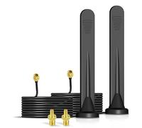 Bingfu Antenna 5G 4G LTE GSM Esterna SMA TS9 5dBi Omnidirezionale Impermeabile con Base Magnetica 3 m Cavo per Router, Modem, Hotspot, Gateway, Sistema di Sorveglianza, Dispositivi IoT Casa Domotica