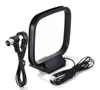 Bingfu Antenna AM Loop con 3-pin e Antenna FM Filo Interni con Maschio F per Ricevitore AV Audio Vedio FM AM Casa