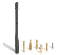 Bingfu Antenna Radio Auto Autoradio Compatibile con Jeep Wrangler JK dal 2007 al 2017, 19.5 cm Gomma Flessibile Sostituzione, Ricezione DAB FM/AM Migliorata