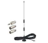Bingfu Antenna Radio DAB FM Interni Base Magnetica con Cavo da 3 m Compatibile con Ricevitore Audio Vedio Casa