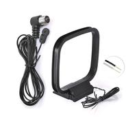 Bingfu Antenna Radio FM Filo Interni e Antenna AM Loop con 2 PIN Nudo per Amplificatore Ricevitore Casa Radio HiFi Sistema Surround