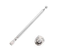 Bingfu Antenna telescopica SMA maschio a 6 sezioni compatibile con RTL-SDR Blog V3 Dongles HackRF One SDR Nooelec RTL-SDR v5 Radio Communication Antenna Ricambio