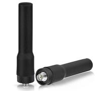 Bingfu Antenna VHF UHF 144/430 Mhz SMA Femmina Corte Compatibile con BaoFeng UV-5R UV-82 BF-888S GT-3 Arcshell AR-5 AR-6 AR-7 Wouxun Walkie Talkie Bidirezionale Radio, 2 Pezzi