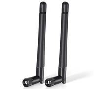 Bingfu Antenna WiFi 2,4 GHz 5 GHz 5,8 GHz Bibanda 3 dBi Maschio RP-SMA per Scheda Rete Wireless Router WiFi Telecamera IP Sicurezza Videocamera di Retromarcia Blutooth Stereo Adattatore USB