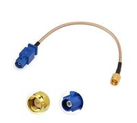 Bingfu Cavo Adattatore Antenna GPS Auto Cavo Coassiale SMA Maschio a Fakra C Maschio Blu 15cm per SUV Camion Veicolo Auto Capo Unità Ricevitore Stereo Sistema Navigazione GPS Modem Localizzatore GPS