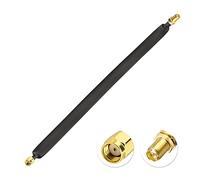 Bingfu Cavo coassiale RP-SMA 30 cm maschio a femmina LoRa cavo piatto boccola finestra per antenna WLAN minatore di elio, confezione da 1