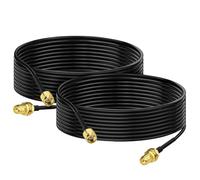 Bingfu Cavo RP-SMA Maschio a RP-SMA Femmina Paratia Prolunga WiFi RG174 3 m Cavo Coassiale per Router Adattatore WiFi Telecamera IP Scheda Wireless Mini PCI Express PCIE Scheda di Rete