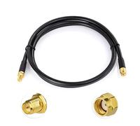 Bingfu Cavo RP-SMA Prolunga Antenna WiFi 1m Cavo ALSR240 Bassa Perdita Adattatore da RP-SMA Maschio a Femmina per Scheda di Rete Wireless Mini PCI Express PCIE Telecamera Gateway Router WiFi
