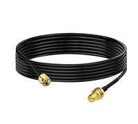 Bingfu Cavo RP-SMA Prolunga Antenna WiFi 2 m Adattatore da RP-SMA Maschio a Femmina RG174 per Telecamera IP Adattatore Router WiFi Scheda di Rete Wireless Mini PCI Express PCIE