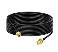Bingfu Cavo RP-SMA Prolunga Antenna WiFi 3 m Adattatore da RP-SMA Maschio a Femmina RG174 per Scheda di Rete Wireless Mini PCI Express PCIE Adattatore Router WiFi Telecamera IP