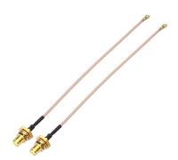 Bingfu Cavo SMA Femmina a Presa Micro Coassiale 0.3mm RG178 30cm Cavo da Antenna Wi-Fi (2 pezzi) per Schede di Rete Wireless Mini PCI Express PCIE Router Adattatore WiFi Trasmettitore Drone UAV FPV