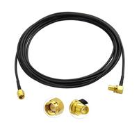 Bingfu Cavo SMA Prolunga Antenna 4G 3 m SMA Maschio a Femmina ad Angolo Retto RG174 Cavo Coassiale per Modem Router Cellulare 4G LTE RC FPV Multicopter TX RX GPS Bluetooth Rete Senza Fili