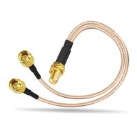 Bingfu Cavo splitter adattatore antenna 4G LTE SMA femmina a doppia SMA maschio cavo a V forma di 15 cm per punto di accesso mobile MiFi Modem Gateway Router telefono residenziale 4G LTE