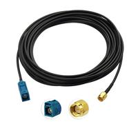 Bingfu DAB Antenna Cavo Fakra Z Femmina a SMA Maschio Adattatore RG174 500cm Antenna Cavo per Autoadio
