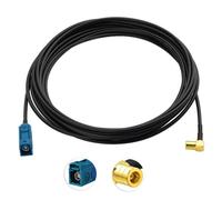 Bingfu DAB Auto Antenna Adattatore Fakra Z Femmina a SMB Maschio Connettore Cavo RG174 5m per DAB Radio