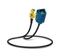 Bingfu Fakra Z Female to SMA Female Vehicle Antenna Adapter Cable 30cm for Car Stereo Android Head Unit GPS Navigation FM AM Radio Sirius XM Satellite Radio 4G LTE Telematics Bluetooth Module