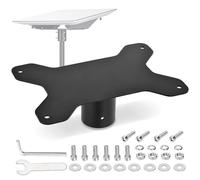 Bingfu kit Montaggio Adattatore Tubo Robusto per Antenna Piatta ad Alte Prestazioni Starlink Gen 2 V2 - Compatibile con Staffa Lega Metallicaper Supporto Montaggio Palo Tetto Parabolica Starlink