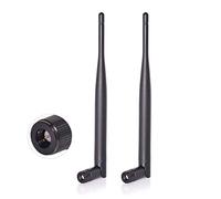 Bingfu WiFi Dual Band 2.4GHz 5.8GHz 6dBi SMA Antenna maschio per sicurezza video wireless Telecamera IP Registratore di sorveglianza DVR Camion Van Rimorchio Telecamera retrovisore Monitor retromarcia