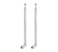 BingfuAntenna Telescopica SMA Maschio 6 Sezioni Compatible con RTL-SDR Blog V3 Dongle Hackrf One SMA Antenna Sostituzione Comunicazione, 2 Pacchi