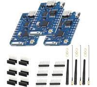Binghe 3 Pezzi ESP Mini PRO Scheda di sviluppo, ESP NodeMcu Lua wifi Scheda di sviluppo, con CP2104 Chip Basato su ESP Compatibile con Arduino (Scheda di sviluppo + Antenne 32 MBIT = 4 MB)