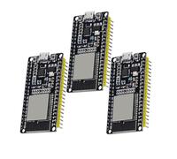 Binghe 3 Pezzi ESP Schede di sviluppo, ESP scheda madre ES2 con CP2102 Chip 2,4 GHz WiFi + Bluetooth MICRO USB Compatibile con Arduino