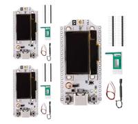 Binghe 3 pezzi V3 LoRa scheda di sviluppo + Antenna Lora 868 MHz, LoRa con Display OLED e antenna 1262 Chip 863 928MHz Interfaccia Tipo-C Compatibile con Arduino/Meshtastic