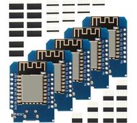 Binghe 5 Pezzi ESP Board, ESP Scheda di sviluppo NodeMCU WiFi ESP-12F CH340G WLAN Modulo di USB Scheda di Sviluppo Wireless Mimi ESP basata su ESP