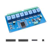 Binghe 8 Canali Relè Modulo, DC5-30V Relè Modulo ESP WIFI Bluetooth BLE a 8 relè Modulo con Scheda di sviluppo ESP-32-WROOM per Scheda di Sviluppo Secondaria ESP(LC-Relay-ESP32-8R-D5)
