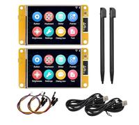Binghe ESP32 Display ESP32 Scheda di Sviluppo con WiFi Bluetooth 2.8 pollici 240 x 320 ESP32 Display intelligente Modulo TFT touch Connettività IoT ad alta velocità Compatibile con Arduino/LVGL(2 pcs)