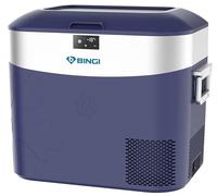Bingi 22L Frigorifero Portatile Elettrico,Congelatore Portatile per Auto,Mini Frigorifero da Campeggio Frigo Elettrico 12V/24V/220V compressore per RV Camion,Barca,Camper
