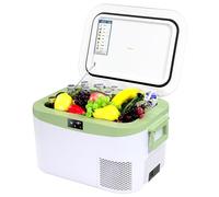 Bingi Frigorifero da Auto Portatile, 12,8L Compressore, Raffreddamento Rapido, Silenzioso, per Auto, Camion, Campeggio, Compatibile con 12V/24V (Adattatore Incluso)