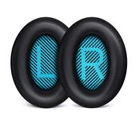 Bingle Cuscinetti Auricolari di Ricambio Imbottiture per Bose Cuffia, Cuscinetti Cuffie per Bose Comfort calmo 15 QC15 QC25 QC35 Ae2 Ae2i Ae2w Cuffie Over-Ear（1 paio nero)