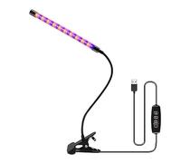 BINGNU 30-150 LED USB Grow Light Phytolamp for Piante con Controllo Fitolamp a Spettro Completo, Lampada Phyto for piantine di Fiori Domestici(1 Head USB-30LED)