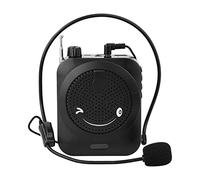 BINGNU Amplificatore vocale, Amplificatore Voce Professionale Mini Speaker Voice con curvetta Microfono Support FM. Radio/One-Pulsanti di Registrazione for Insegnanti