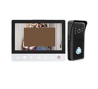 BINGNU Videocitofono, di videocitofono cablato TFT da 7 pollici con supporto telecamera 1000TVL Registrazione/Istantanea Campanello Supporto solo 1 MONITOR(External-64G SD)