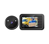 BINGNU Videocitofono, Spioncino video Telecamera for campanello Video-eye Registrazione automatica Vista notturna elettronica digitale Entrata Sicurezza domestica