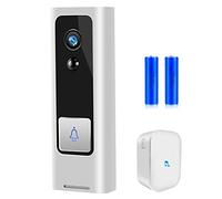 BINGNU Videocitofono, Tuya 1080P HD Video Campanello Wireless Baby Monitor for porte di casa Telefono PIR Motion Security Home Intercom(Option 3)