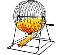 Bingo Cage - Macchina da disegno per lotteria, a manovella, per 100 palline