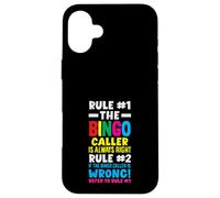 Bingo Caller ha sempre ragione Bold Fun Custodia per iPhone 16 Plus