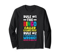 Bingo Caller ha sempre ragione Bold Fun Maglia a Manica