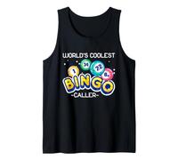 Bingo Caller World's Coolest Bingo Hall Gioco Night Humor Canotta