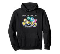 Bingo Caller World's Coolest Bingo Hall Gioco Night Humor Felpa con Cappuccio