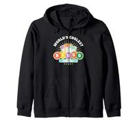Bingo Caller World's Coolest Bingo Hall Gioco Night Humor Felpa con Cappuccio