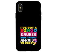 Bingo Dauber non ha paura di usarlo divertente detto Custodia per iPhone X/XS