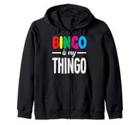 Bingo è Il Mio Design Divertente per Gli Amanti del Bingo Felpa con Cappuccio