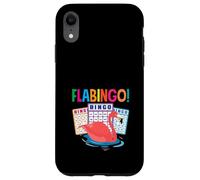 Bingo Flabingo Giocatore di Bingo Divertente Flamingo Custodia per iPhone XR
