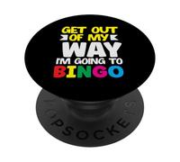 Bingo Get Out Of My Way Sto Andando A Bingo Player PopSockets PopGrip Adesivo