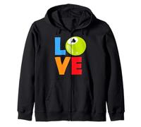 Bingo Love 4 Divertimento Colori Vivaci Amanti del Gioco Felpa con Cappuccio
